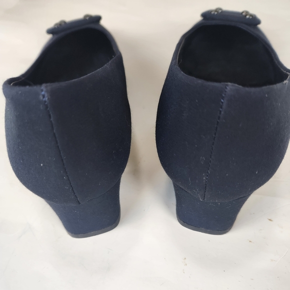 Vaneli Women's Black Block Heel Shoes size 10 - Picture 4 of 11